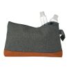 Trousse de toilette en polycanevas vert lime