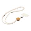 Porte-téléphone lanyard en coton Lucia Martre