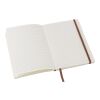 Carnet A5 avec couverture en PU blanc | sans marquage | non disponible | non disponible