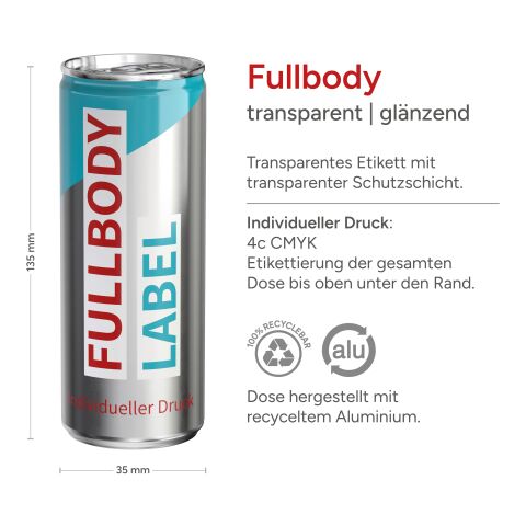 Energy Drink - sans sucre 4C brillante | Transparent (Fullbody), brill.