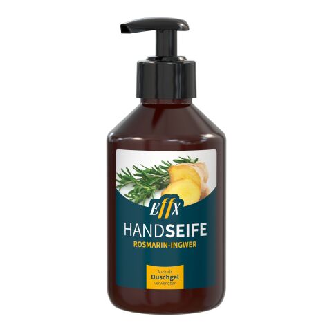 Distributeur 250 ml - Savon Liquide Rosmarin-Gingembre - Body Label Brun | sans marquage