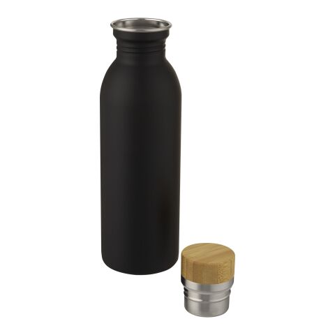 Bouteille de sport Kalix 650&nbsp;ml en acier inoxydable Standard | Noir | sans marquage | non disponible | non disponible