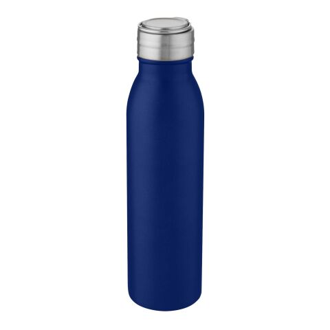 Bouteille de sport Harper 700 ml en acier inoxydable avec boucle métallique Standard | Bleu minéral | sans marquage | non disponible | non disponible