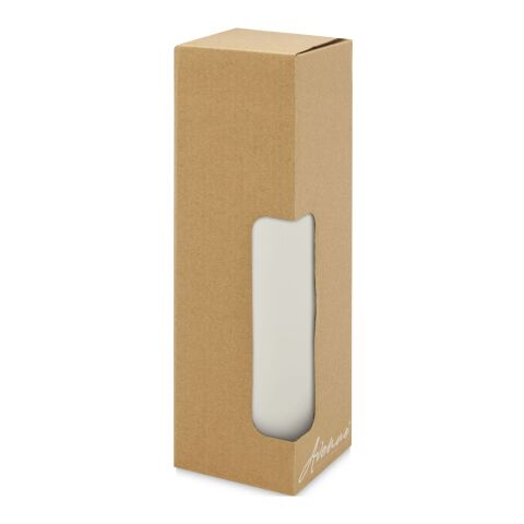 Gobelet en céramique Lumi de 300&nbsp;ml avec couvercle en bambou Standard | Blanc | sans marquage | non disponible | non disponible