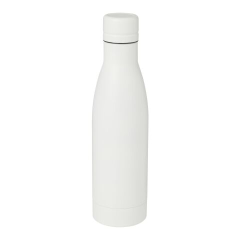 Bouteille isotherme sous vide Vasa de 500 ml en cuivre et acier inoxydable recyclé certifié RCS Standard | blanc | sans marquage | non disponible | non disponible