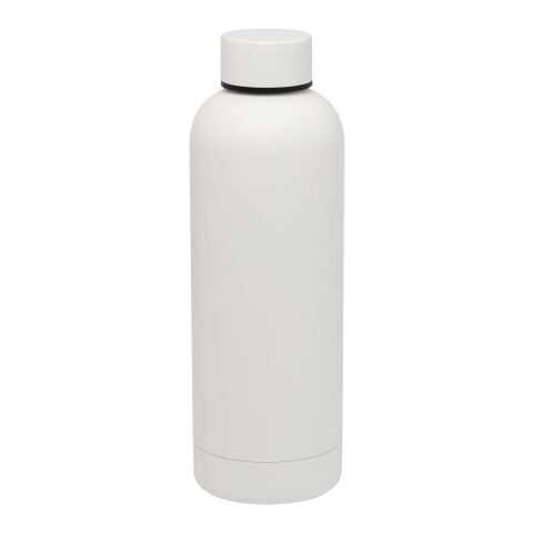 Bouteille isotherme avec isolation par le vide Spring 500 ml en cuivre inoxydable recyclé certifié RCS Standard | Blanc | sans marquage | non disponible | non disponible