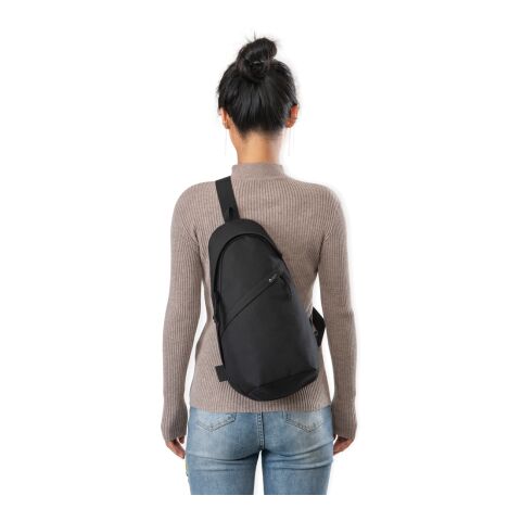 Sac bandoulière en rPET AWARE™ Renew noir | sans marquage | non disponible | non disponible