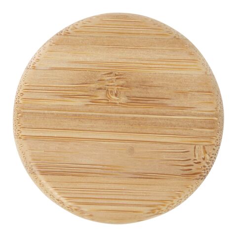 Bouteille en verre sodocalcique mat Lume de 500 ml avec couvercle en bambou Standard | blanc | sans marquage | non disponible | non disponible