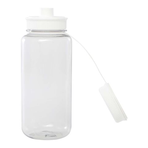 Bouteille sport Ryder de 900 ml en RPET certifié RCS avec couvercle multifonctions Standard | blanc | sans marquage | non disponible | non disponible