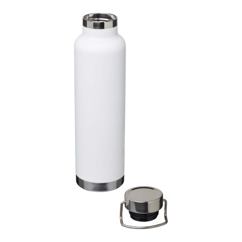 Bouteille avec isolation sous vide Astra de 650 ml en cuivre et acier inoxydable recyclé certifié RCS Standard | blanc | sans marquage | non disponible | non disponible