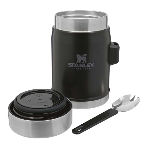 Bocal alimentaire de 400 ml Stanley Legendary avec cuillère-fourchette Standard | Noir | sans marquage | non disponible | non disponible