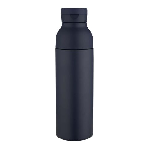 Bouteille d’eau Illuminate de 650&nbsp;ml en acier inoxydable recyclé à double paroi RCS avec couvercle 3&nbsp;pièces Standard | Marine | sans marquage | non disponible | non disponible
