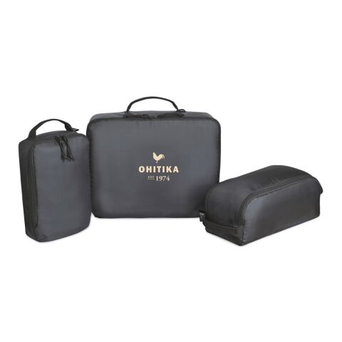 Set de 3 cubes de compression en rPET AWARE™ Renew noir | sans marquage | non disponible | non disponible