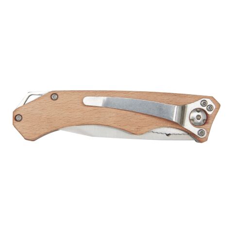 Couteau de poche en bois Dave avec clip de ceinture Standard | Bois | sans marquage | non disponible | non disponible