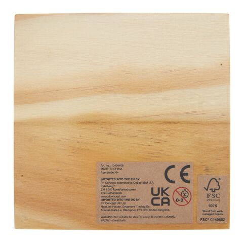 Jeu de morpion Strobus en bois Standard | Naturel | sans marquage | non disponible | non disponible