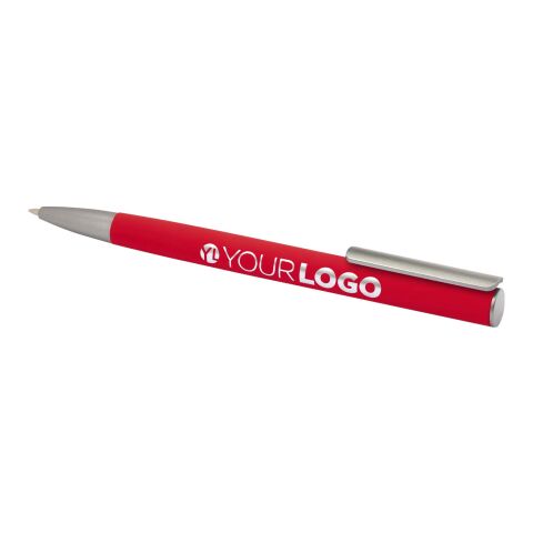 Stylo bille Ziguur en aluminium recyclé Rouge