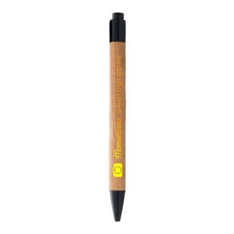 Stylo à bille Borneo Standard | Naturel-Noir | sans marquage | non disponible | non disponible