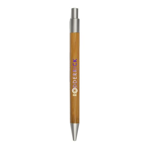 Stylo à bille Borneo Standard | Naturel-Argent | sans marquage | non disponible | non disponible