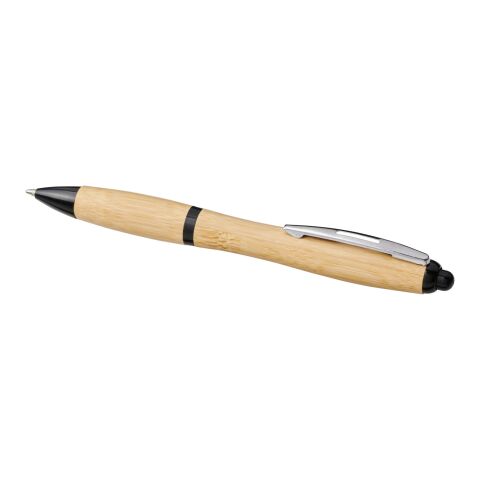 Stylo bille Nash en bambou Standard | Naturel-Noir | sans marquage | non disponible | non disponible