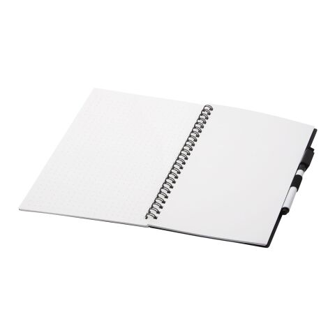 Bloc-notes réutilisable Pebbles format A5 Standard | Noir | sans marquage | non disponible | non disponible