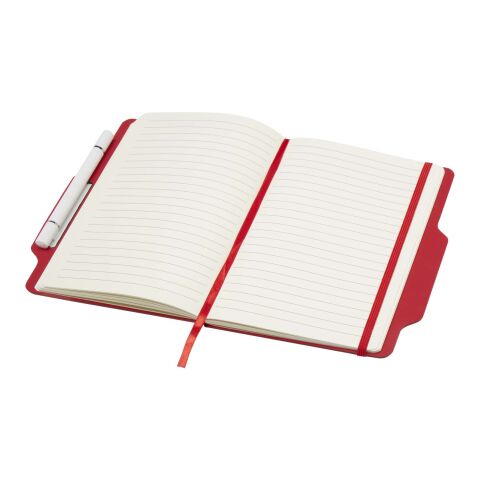 Carnet à couverture rigide Nexus A5 avec stylo et crayon (encre noire) Standard | Rouge | sans marquage | non disponible | non disponible
