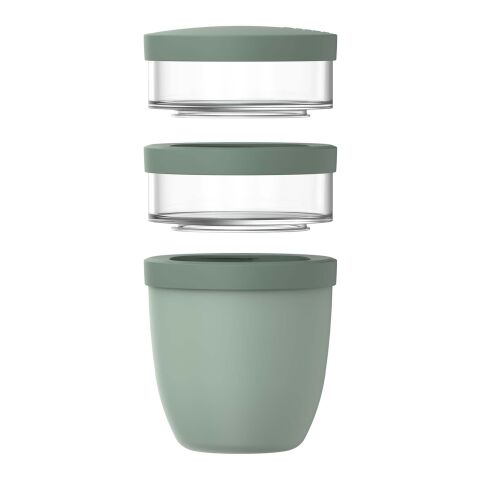 Pot repas Mepal Ellipse isotherme 3 pièces de 500&nbsp;ml + 2 x 200&nbsp;ml Standard | Sauge | sans marquage | non disponible | non disponible