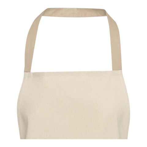 Tablier Nia en coton recyclé 200 g/m² Standard | Oatmeal | sans marquage | non disponible | non disponible | non disponible