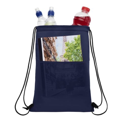 Sac isotherme Oriole avec cordon et capacité de 12 canettes Standard | Marine | sans marquage | non disponible | non disponible | non disponible