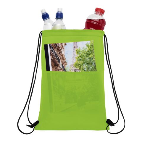 Sac isotherme Oriole avec cordon et capacité de 12&nbsp;canettes Citron vert