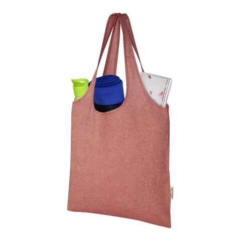 Sac shopping Pheebs tendance en coton recyclé de 150 g/m² Standard | Rouge | sans marquage | non disponible | non disponible | non disponible