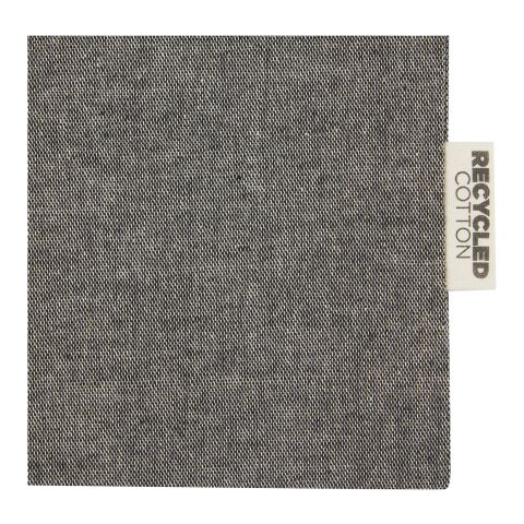 Grand sac cadeau Pheebs en coton recyclé GRS 150 g/m² de 4 L Standard | Noir chiné | sans marquage | non disponible | non disponible | non disponible