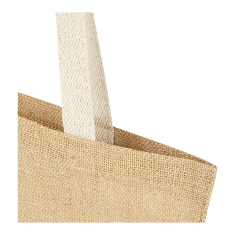Sac shopping Juta de 7 L en jute 300 g/m² Standard | Naturel-Blanc | sans marquage | non disponible | non disponible