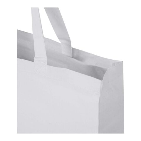 Grand sac shopping Odessa en coton recyclé 220 g/m² certifié GRS Standard | blanc | sans marquage | non disponible | non disponible | non disponible