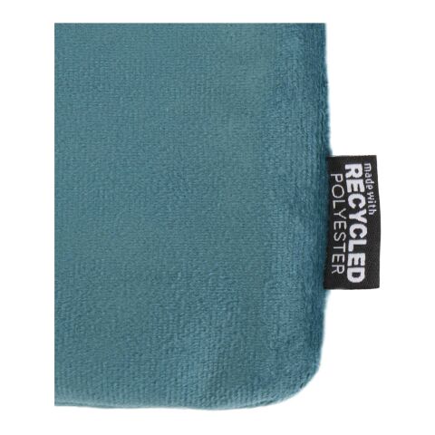 Set de trousses de toilette en velvet gomme recyclées GRS Swift Deep Sea Green