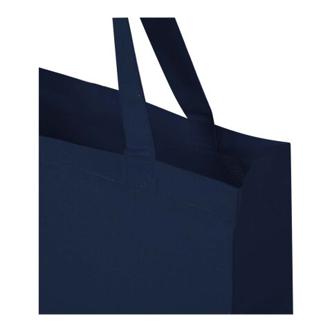 Sac shopping à soufflets Odisha bio OCS 180&nbsp;g/m2 de 14&nbsp;L Standard | Marine | sans marquage | non disponible | non disponible | non disponible