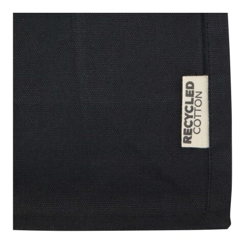 Mini sac shopping Odessa à soufflet en coton recyclé de 9&nbsp;L et 220&nbsp;g/m² certifié GRS Standard | Noir | sans marquage | non disponible | non disponible | non disponible