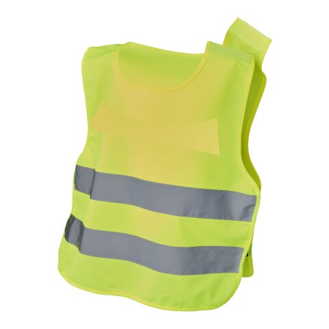 Gilet de sécurité velcro pour enfants 3-6 ans Odile Standard | Jaune néon | sans marquage | non disponible | non disponible | non disponible