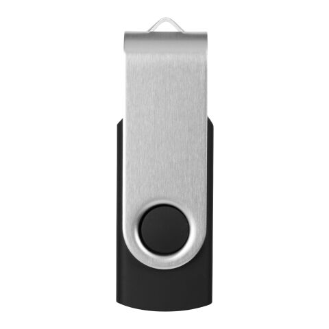 Clé USB Rotative 2Go Standard | Noir-Argent | sans marquage | non disponible | non disponible | non disponible