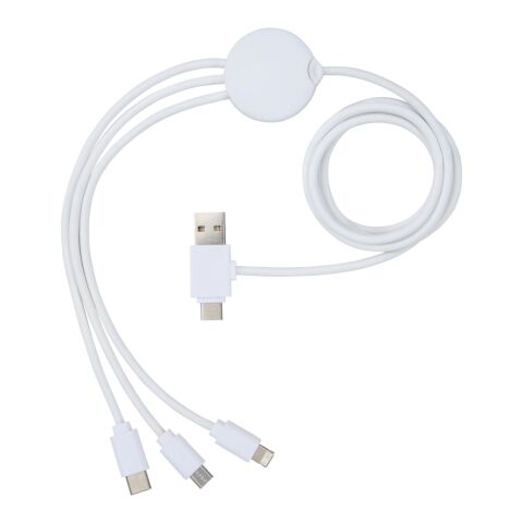 Câble de charge 5-en-1 Pure avec additif antibactérien Standard | Blanc | sans marquage | non disponible | non disponible