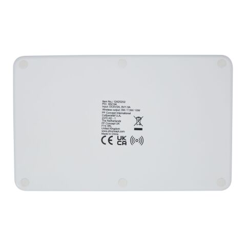Chargeur à induction Medake 10 W, en bambou, pour bureau Standard | Beige | sans marquage | non disponible | non disponible
