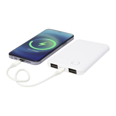 Batterie de secours Slender slim dual de 4 000 mAh Standard | Blanc | sans marquage | non disponible | non disponible