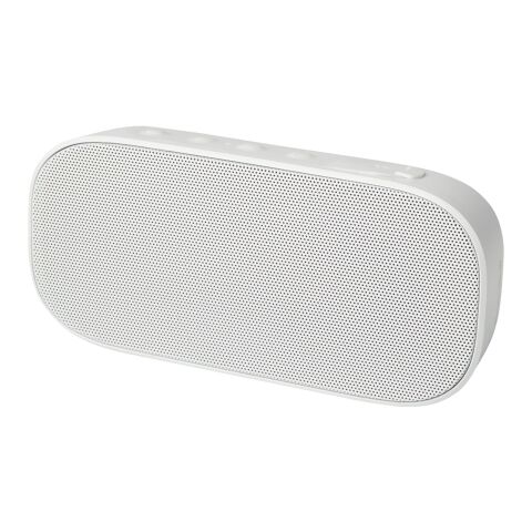 Enceinte Bluetooth® Stark 2.0 IPX5 en plastique recyclé de 5W Standard | blanc | sans marquage | non disponible | non disponible
