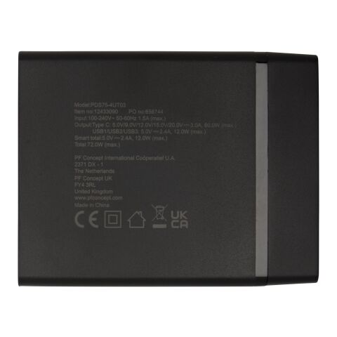 Batterie de secours PD ADAPT de 72 W en plastique recyclé Standard | noir | sans marquage | non disponible | non disponible