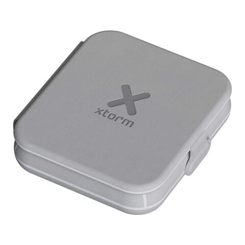 Chargeur de voyage Xtorm XWF21 sans fil 2-en-1 pliable de 15 W Standard | Gris | sans marquage | non disponible | non disponible