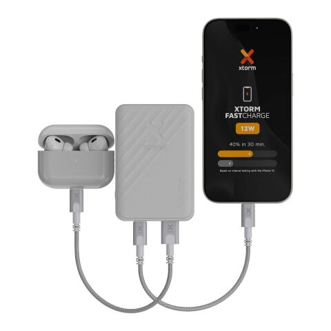 Batterie de secours à charge rapide Xtorm Go2 de 12 W et 5 000 mAh Standard | blanc | sans marquage | non disponible | non disponible