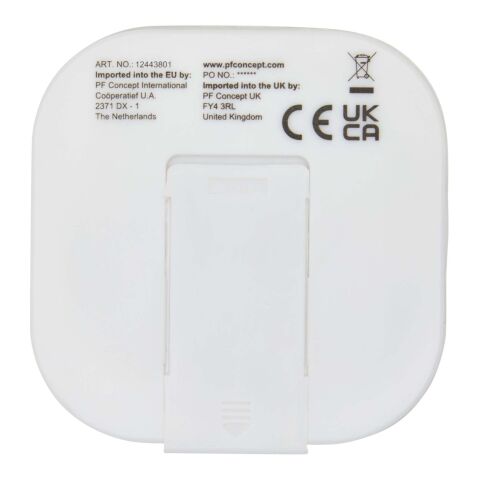Casque filaire type C Baekdu avec boîte de rangement en plastique recyclé Blanc