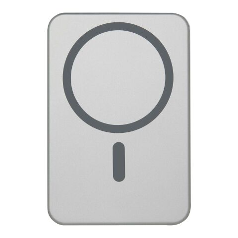 Batterie externe magnétique Avis 5000 mAh en aluminium recyclé RCS Argent