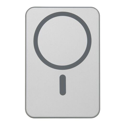 Batterie externe magnétique Avis 10 000 mAh en aluminium recyclé RCS Argent