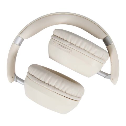 Casque supra-auriculaire Hoggar pliable ANC et ENC en plastique recyclé Standard | Blanc | sans marquage | non disponible | non disponible