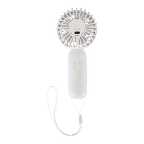 Ventilateur portable en plastique recyclé Aervia Standard | Blanc | sans marquage | non disponible | non disponible